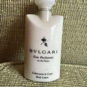 Bulgari Eau Parfumée au Thé Blanc Body Lotion - White 2.5 ounces each bottle